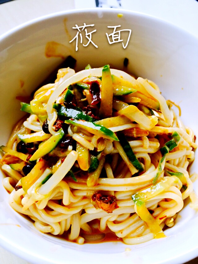 凉拌莜面的做法(凉拌莜面的做法视频)